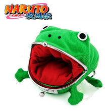 Load image into Gallery viewer, Hokage Ninjia Naruto Frog Coin Purse Cosplay Props Frog Wallet Anime Cartoon Manga Flannel Coin holder Cute Animal